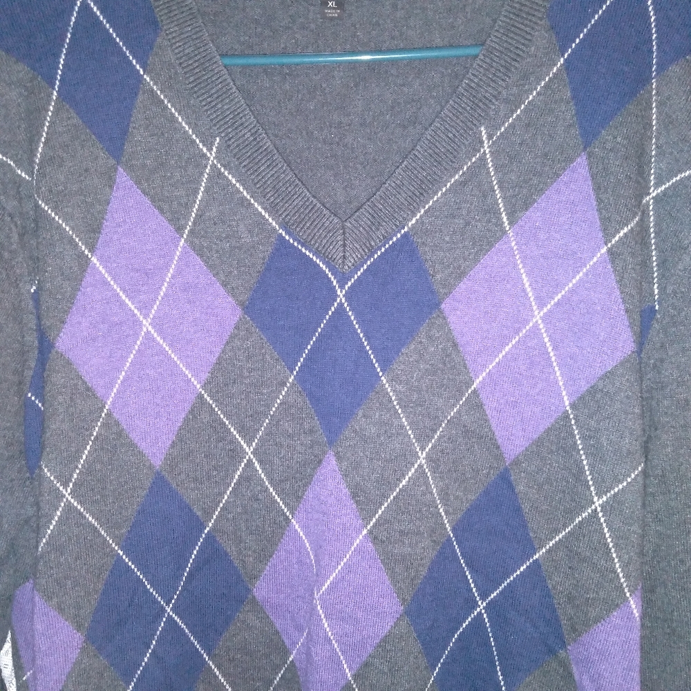 Express XL Argyle Sweater - Picture 4 of 5